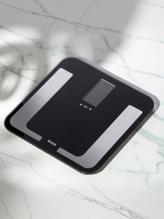 Весы напольные электронные, Rion, Smart PT-727А, стекло, до 150 кг, 30х30 см, LCD-дисплей, черные