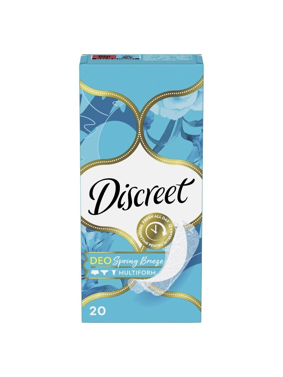 Прокладки женские Discreet, Deo Spring Breeze Single, ежедневные, 20 шт