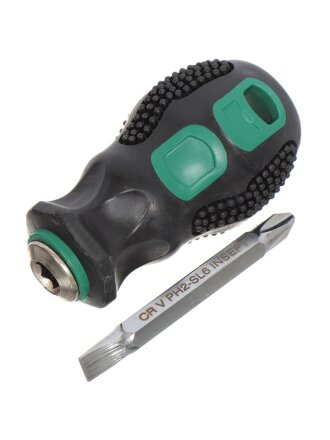 Отвертка Bartex, PH2-SL, 5х60 мм, с переставной двухсторонней насадкая, 273500336