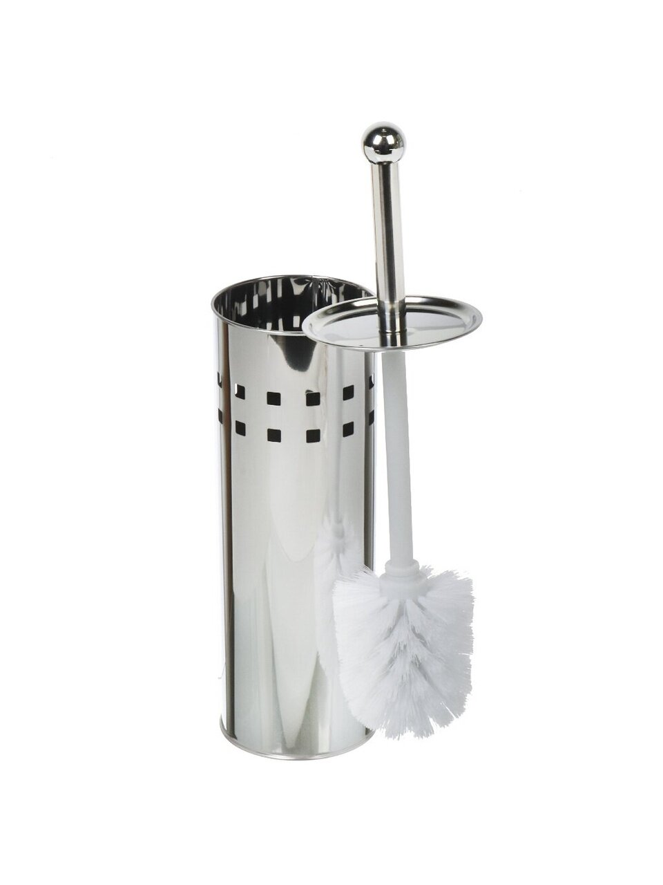 Ерш для туалета напольный, нержавеющая сталь, 1090