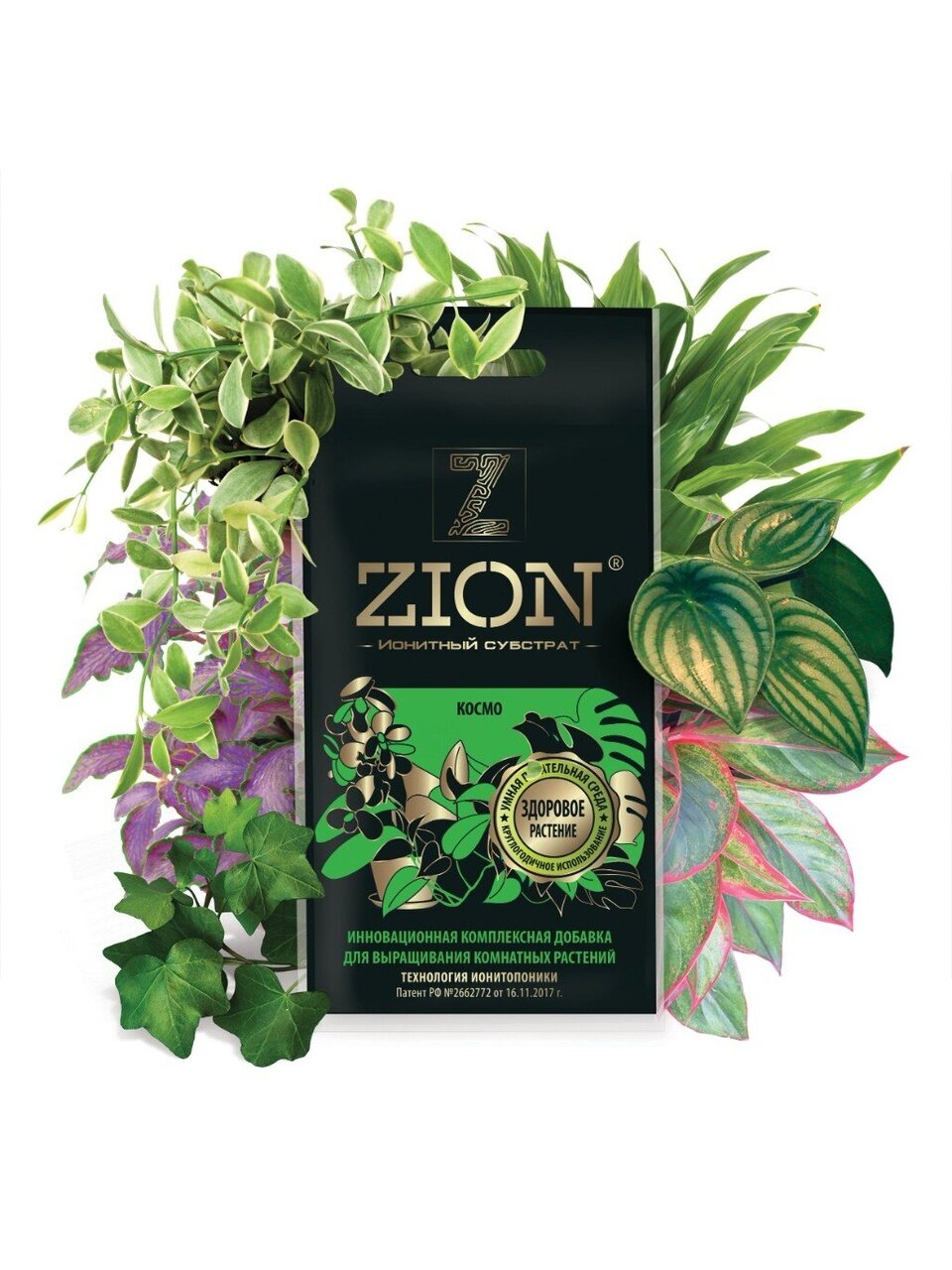 Удобрение Космо, для комнатных растений, саше, минеральное, субстрат, 30 г, Zion