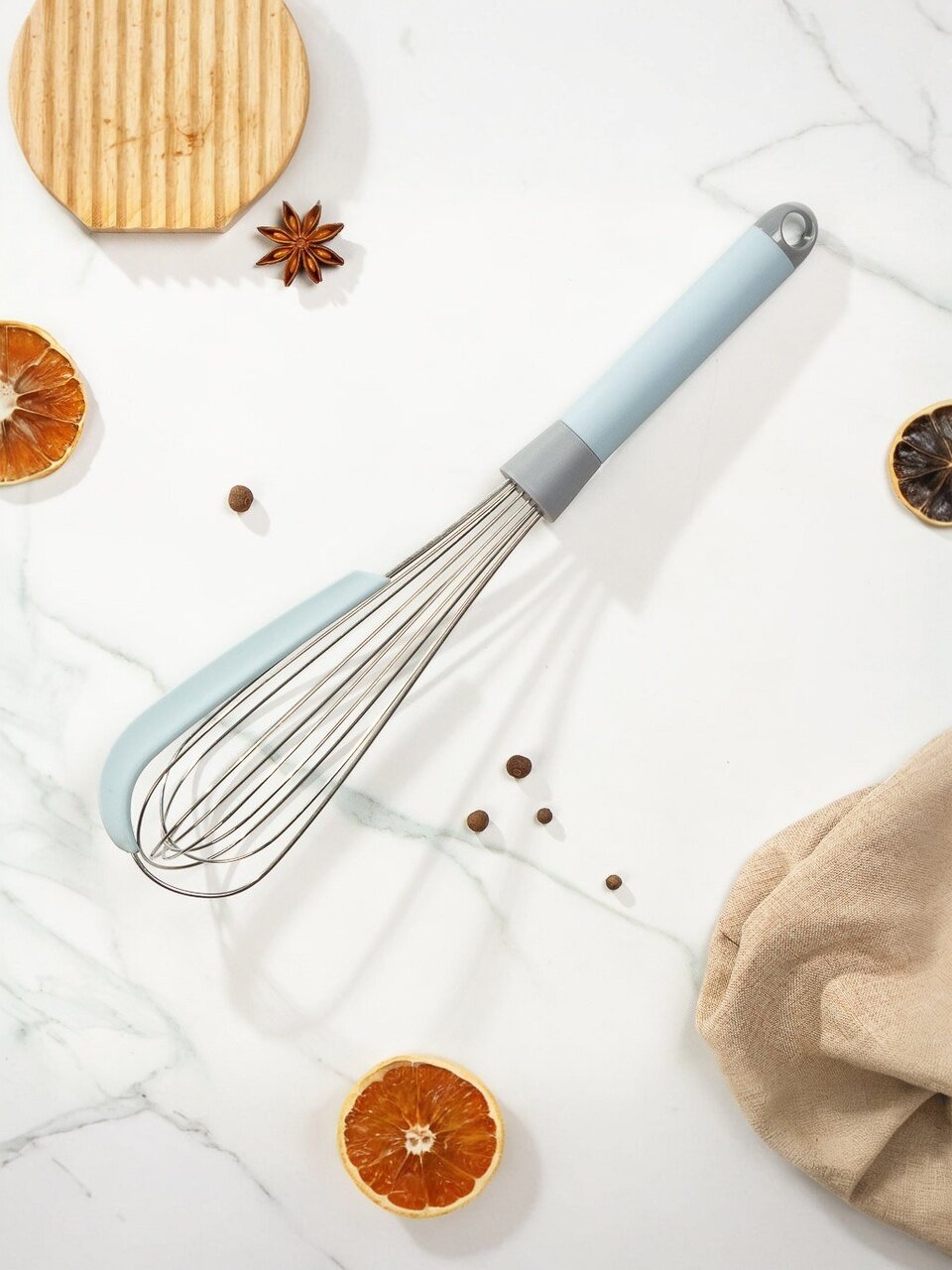 Венчик универсальный, нейлон, силикон, навеска, Daniks, Denim, WFCF016-7