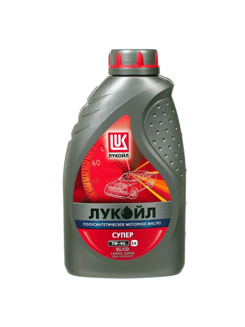 Масло моторное полусинтетическое, 5W40, Лукойл, Супер, 1 л, 3471798