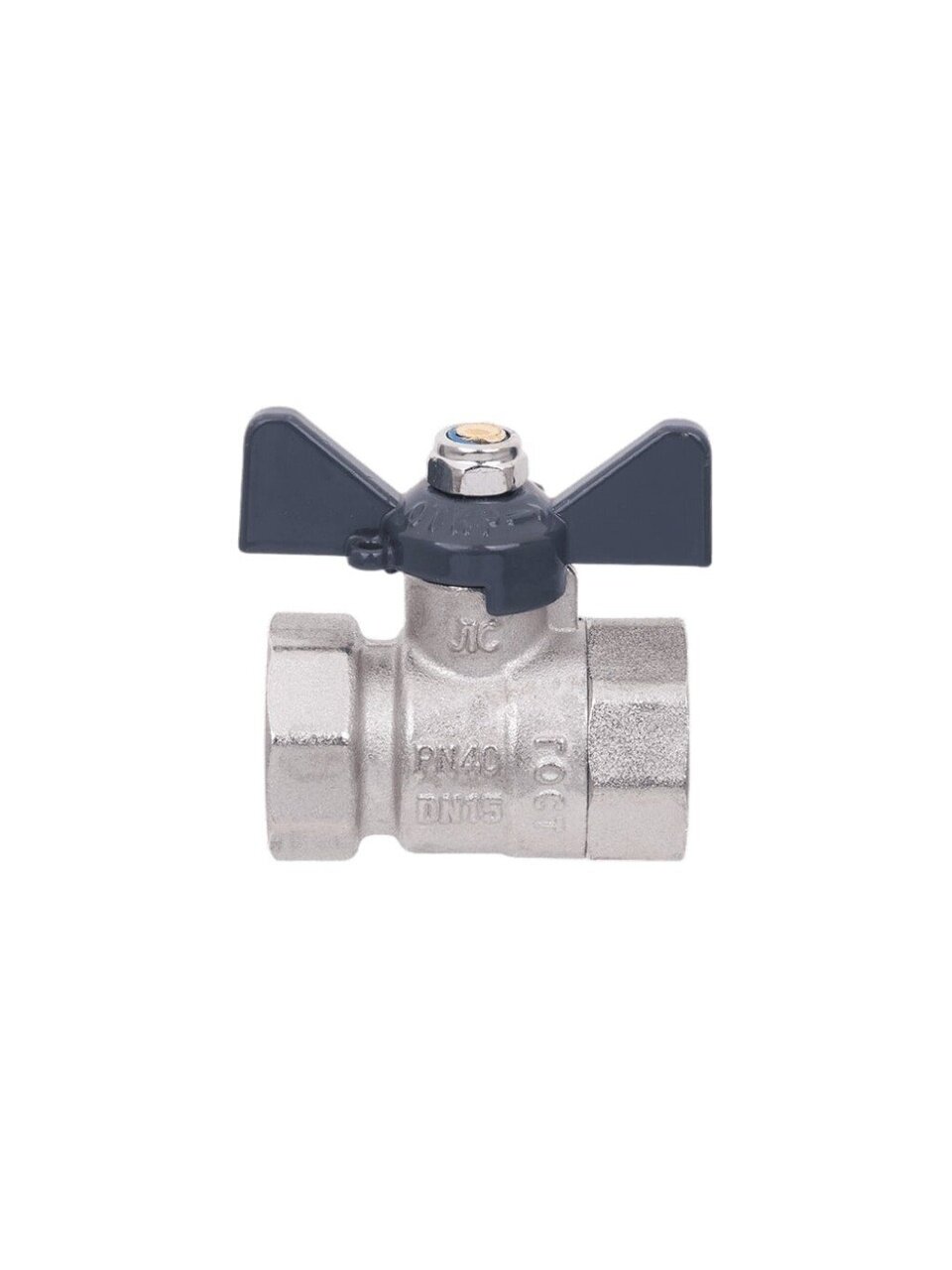 Кран для воды, 1", г-г, ручка-бабочка, AquaLink