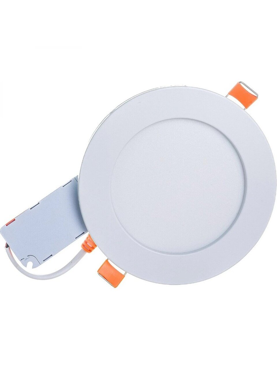 Светильник встраиваемый светодиодный, Ecola, 6 Вт, 4200 К, IP20, 9х9х2.5 см, нейтральный белый свет, 200В, даунлайт, DKRV60ELC