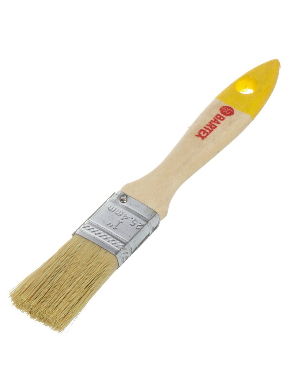 Кисть плоская, Bartex, Любитель, 8х24 мм, 1 '', рукоятка дерево, 1117110С