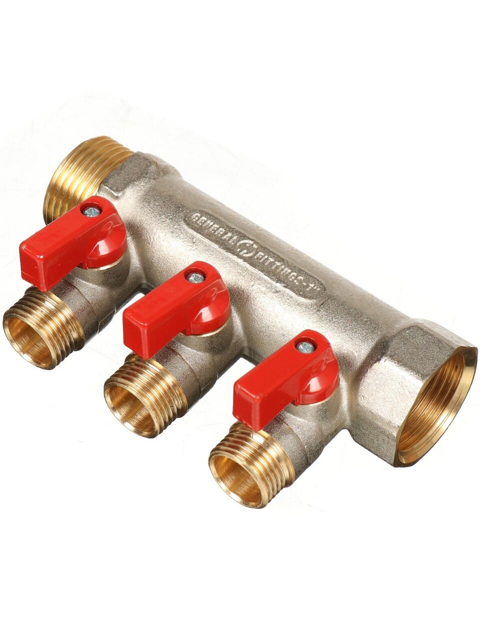 Коллектор 1"х1/2", 3 выхода, Stout