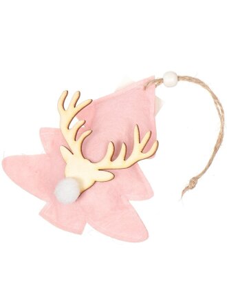 Елочное украшение Ель, 11х12х3 см, текстиль, SYTS-4319137