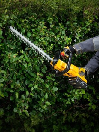 Кусторез Denzel, аккумуляторный, 36 В, Li-Ion 4 Ач, нож 510мм, пов.ручка, 59410