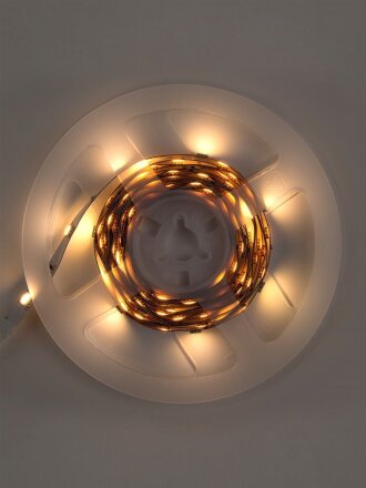Лента светодиодная SMD 5050, 30 светодиодов/метр, 12 В, 7.2 Вт, IP20, 3 м, адаптер, General Lighting Systems, GLS-5050-30-7.2-12-IP20-PRO-3-3-KIT, 501621