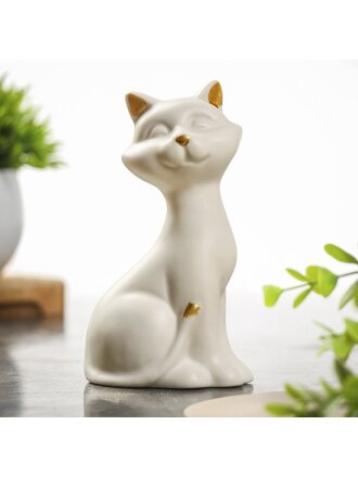 Фигурка декоративная керамика, Котик, 6х5х13 см, Y4-9103