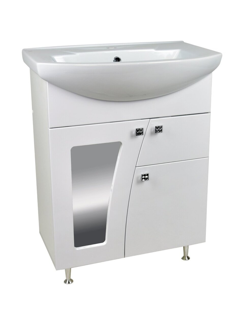 Тумба Doratiz, Селена, Уют 55, под умывальник, белая, 9912.498