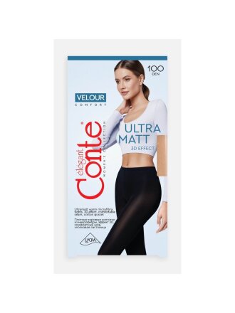Колготки Conte, Velour, 100 DEN, р. 3, nero, 18С-69СП