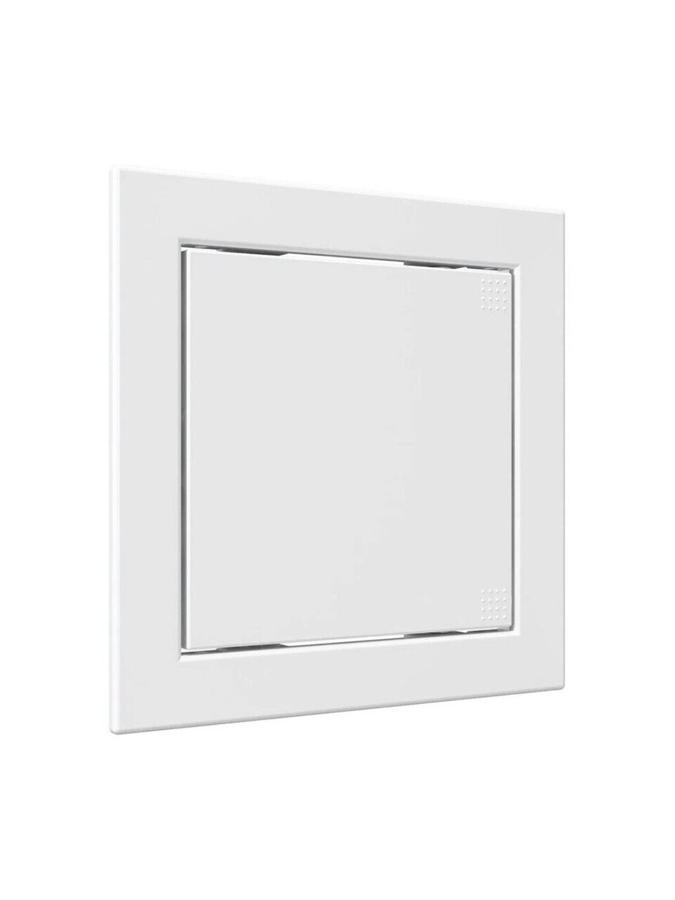 Люк ревизионный пластик, 168х168 мм, нажимной, 146х146, фланец, Auramax, Эра, AD