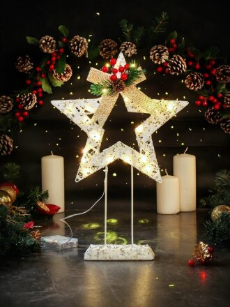 Фигурка декоративная 30х7х46 см, 20LED, SYTYB-1723009