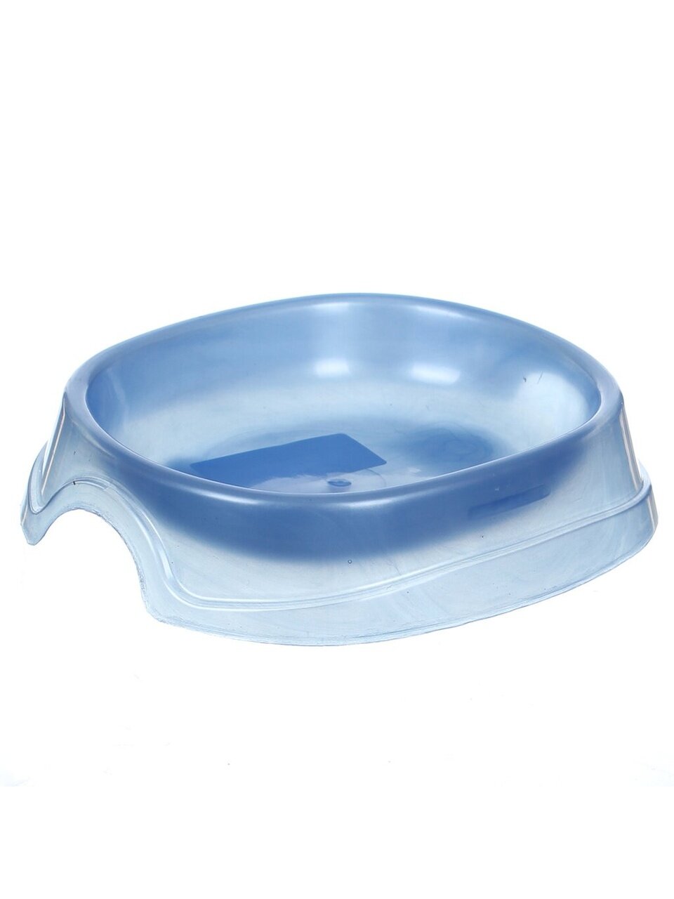 Миска для животных Интеко, №1, пластик, 0.2 л, перламутр в ассортименте