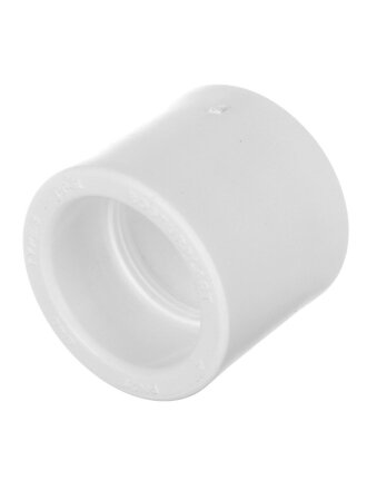 Муфта полипропилен, d40 мм, белая, РосТурПласт