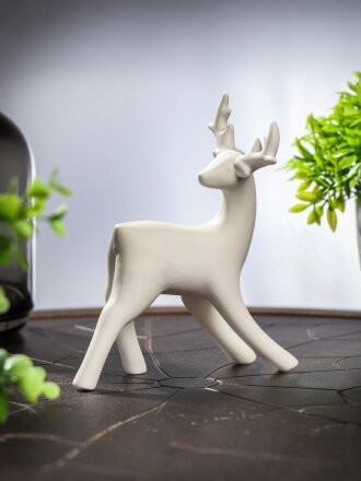 Фигурка декоративная керамика, Олень, 14х7х17 см, диз.1, Y4-5191