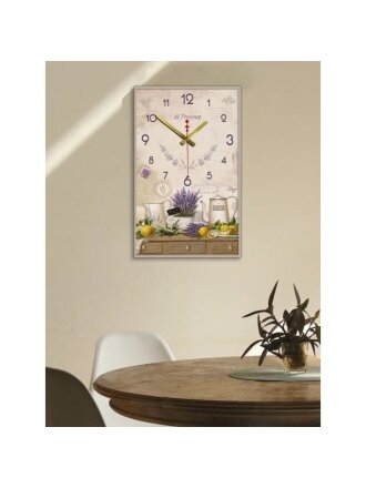 Часы настенные, кварцевые, 35х57 см, прямоугольные, МДФ, TopPosters, BL-2597A