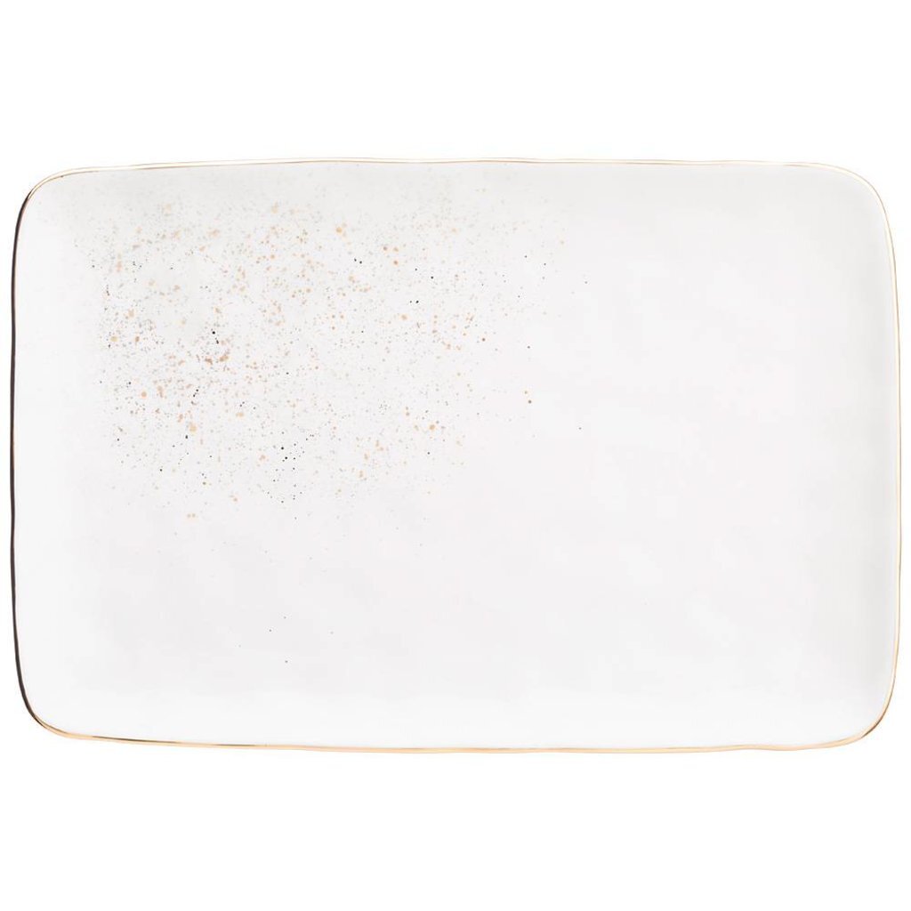Блюдо прямоугольное Bronco "gold" 30х20,5х2,5 см, 263-1084