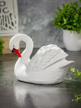 Фигурка садовая Лебедь, 23х14х15 см, Y4-4016