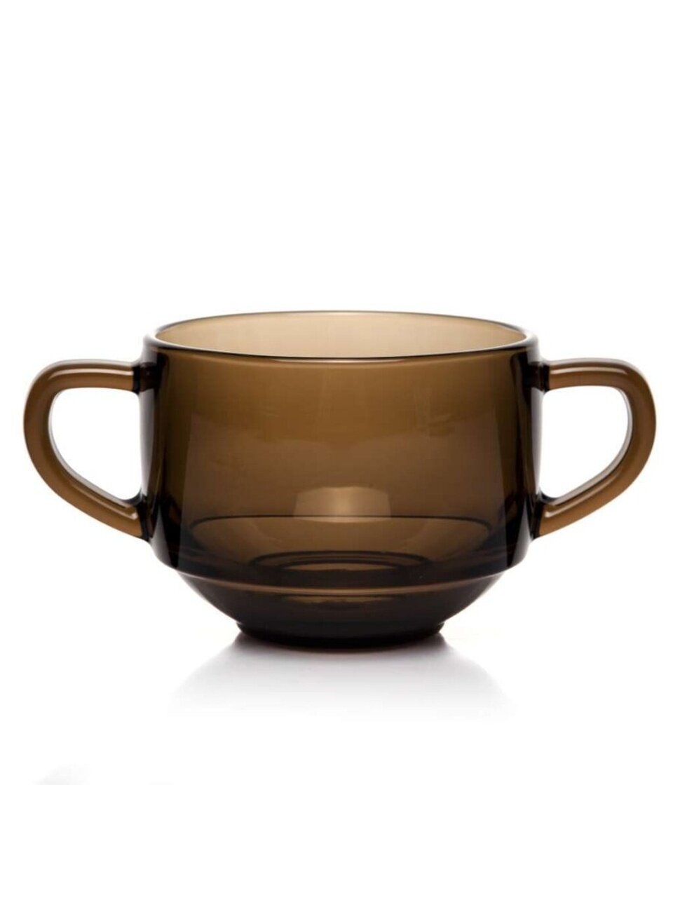 Бульонница стекло, 480 мл, с ручкой, Bronze, Pasabahce, 53772SLBZT, бронзовая