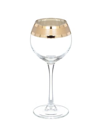 Бокал для вина, 210 мл, стекло, 6 шт, Гусь-Хрустальный Стекольный Завод, Ампир, EAV79-1688