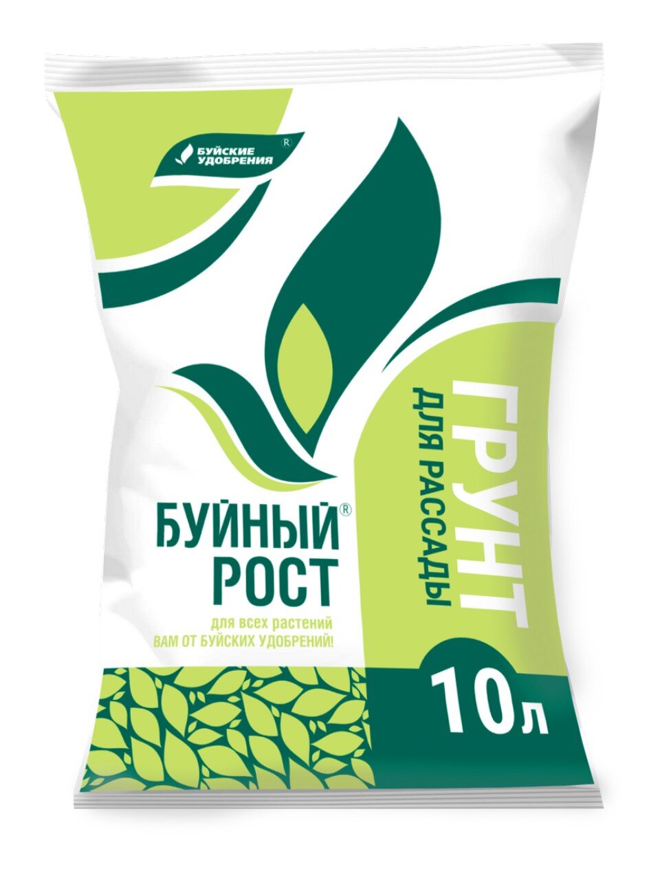 Грунт Буйный рост, для рассады, 10 л, БХЗ