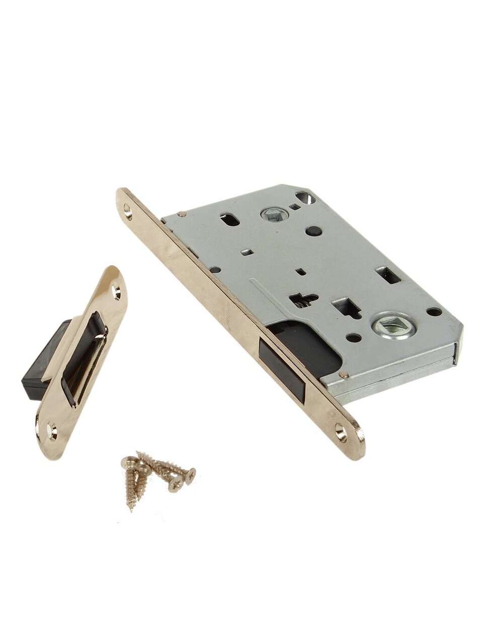 Защелка врезная, Apecs, 5300-M-WC-AB, магнит, с фиксатором, без ручек, бронза