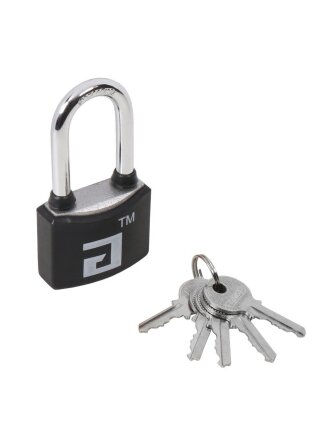 Замок навесной Аллюр, ВС1Ч- 364ПД, 12 550, блистер, цилиндровый, черный, 5 ключей