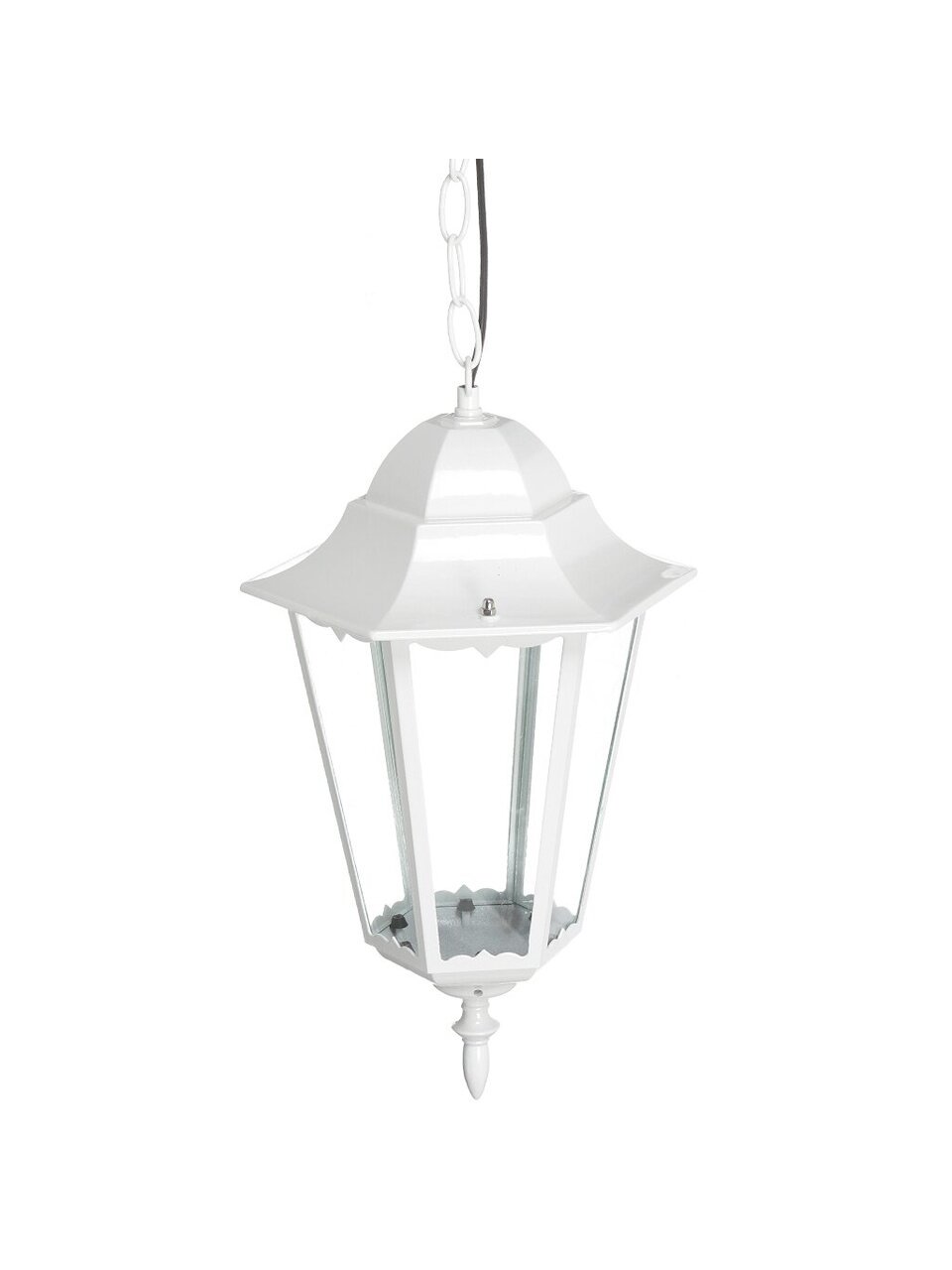 Светильник садово-парковый TDM Electric, 6100-25, подвесной, 100 Вт, металл, 26х41 см, шестигранник, белый