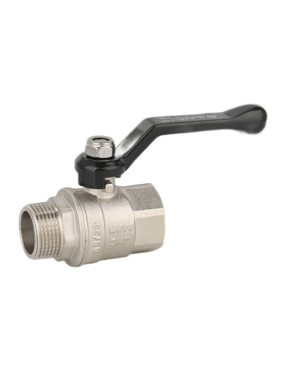 Кран для воды, 1/2'', г-ш, ручка, Gappo