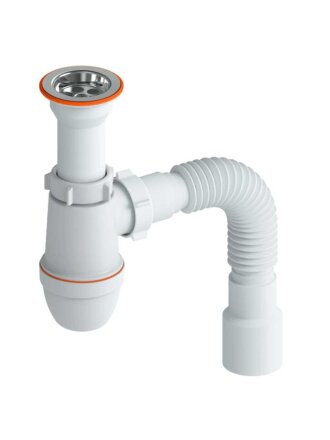 Сифон для мойки, литой, РМС, СУ-01