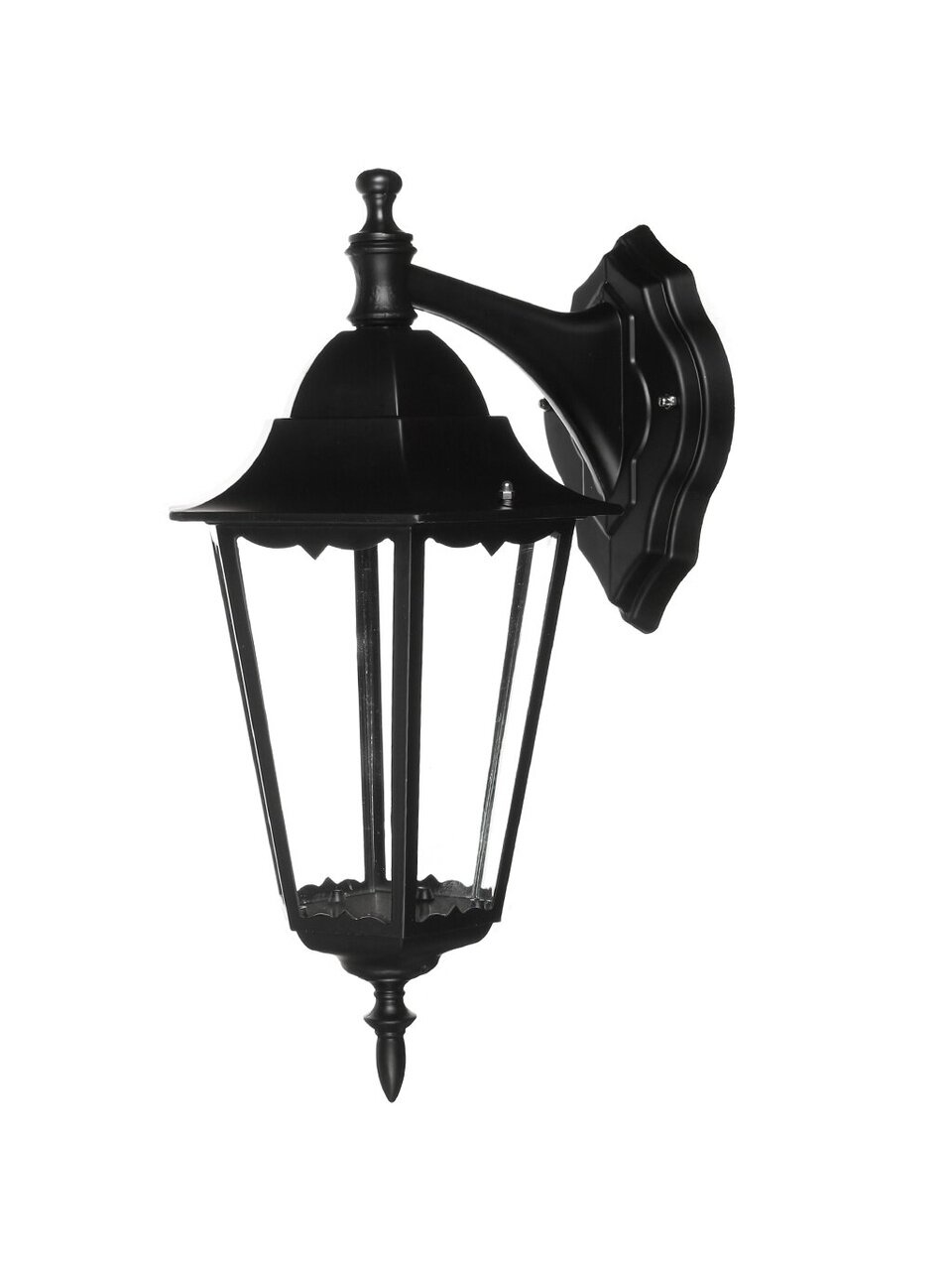 Светильник садово-парковый TDM Electric, 6100-02, настенный, 100 Вт, металл, 26х41 см, шестигранник, черный