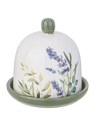 Контейнер пищевой для лимона керамика, 9х9 см, Agness, Лаванда, 358-2162