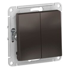 Механизм выключателя 2-кл. СП AtlasDesign 10А IP20 (сх. 5) 10AX мокко SchE ATN000651 Механизм выключателя 2-кл. СП AtlasDesign 10А IP20 (сх. 5) 10AX мокко SchE ATN000651