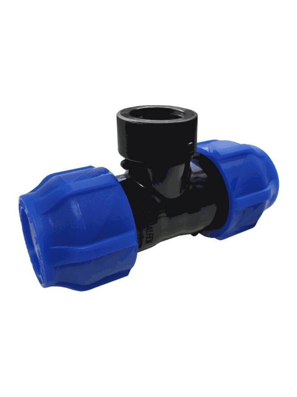 ПНД тройник d50х1", внутренняя резьба, переходной, Valfex