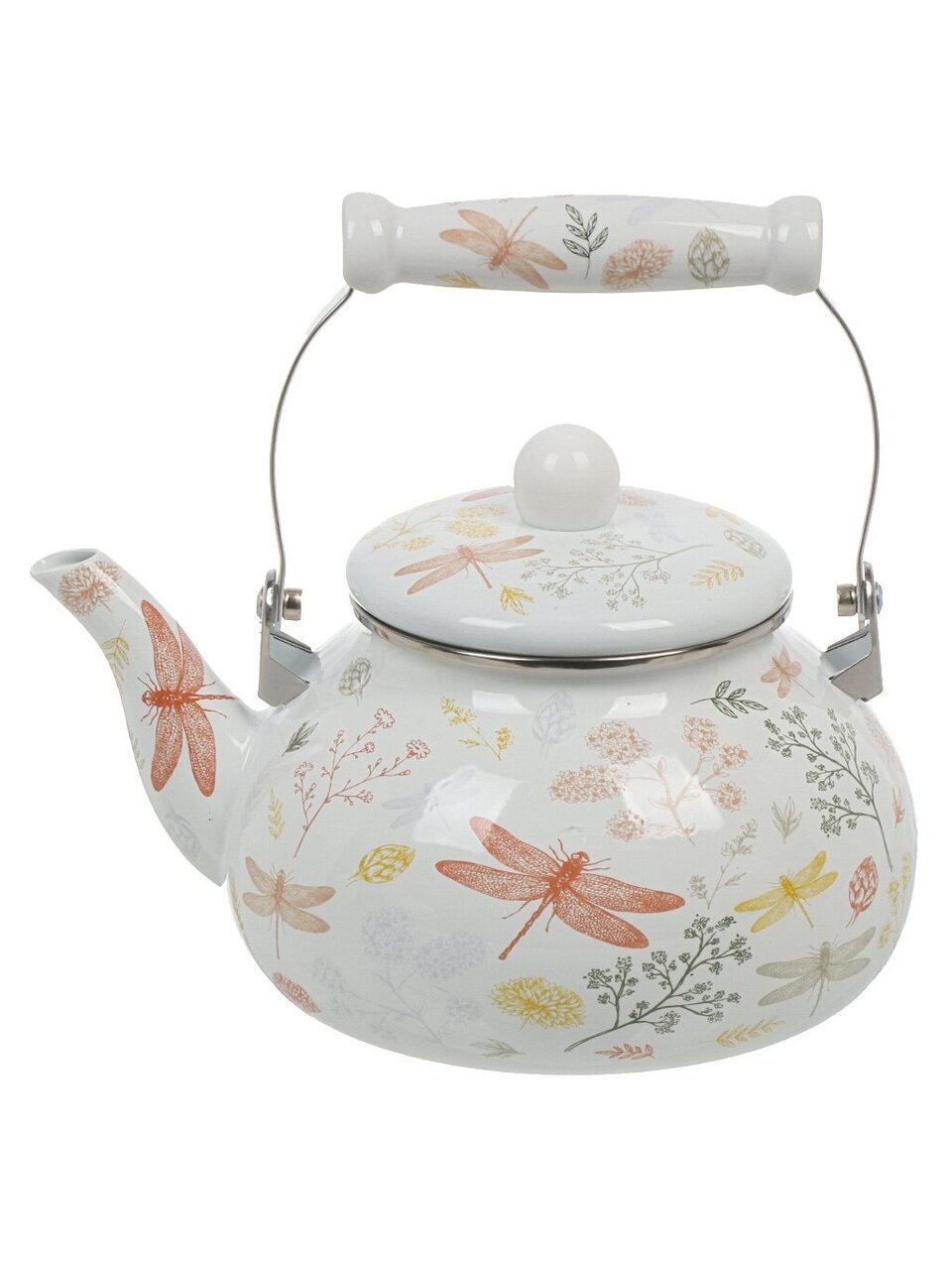 Чайник сталь, эмалированное покрытие, 2.5 л, Vetta, Либэль, индукция, 894-529