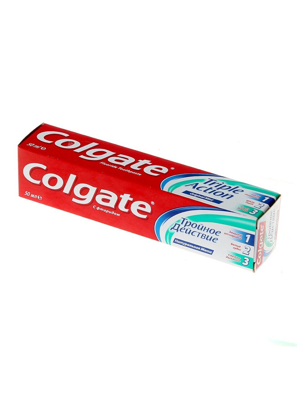 Зубная паста Colgate, Тройное действие, 50 мл