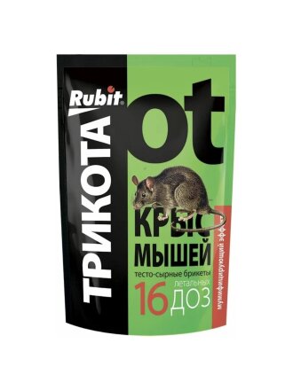 Родентицид Три кота, от крыс и мышей, 150 г