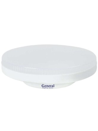 Лампа светодиодная GX53, 12 Вт, 230 В, таблетка, 2700 К, теплый белый свет, General Lighting Systems, GLDEN-GX53, 685100
