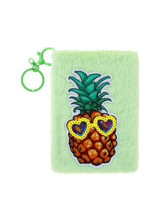 Записная книжка 11х14.8 см, 96 листов, плюш, 574-073, в ассортименте