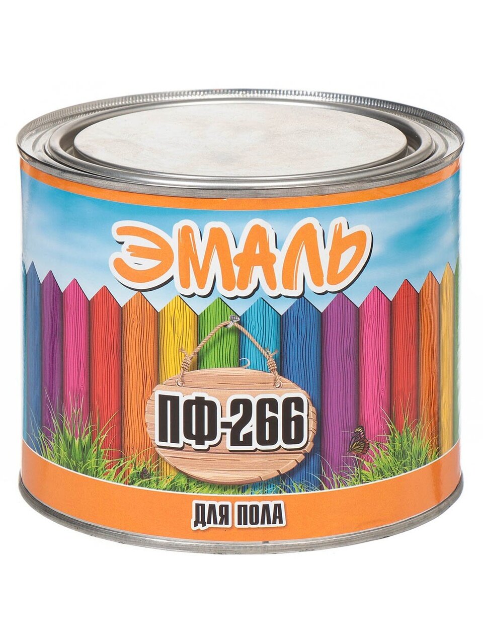 Эмаль Zabor, ПФ-266, алкидная, золотисто-коричневая, 1.8 кг