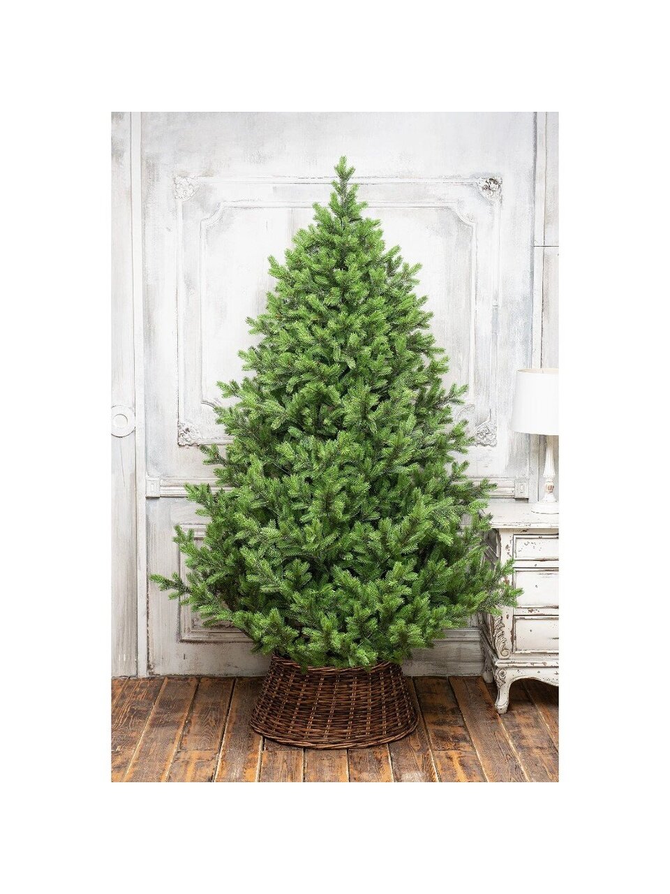 Елка новогодняя напольная, 240 см, Торжественная, ель, хвоя литая, 167240, ЕлкиТорг
