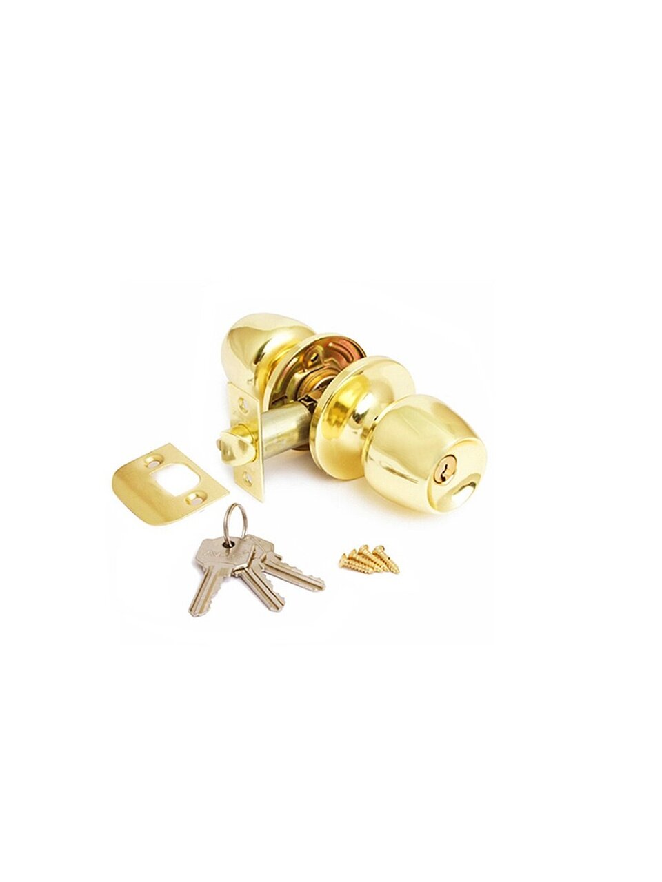 Защелка Avers, 0598-01-G, ключ/фиксатор, золото, сталь