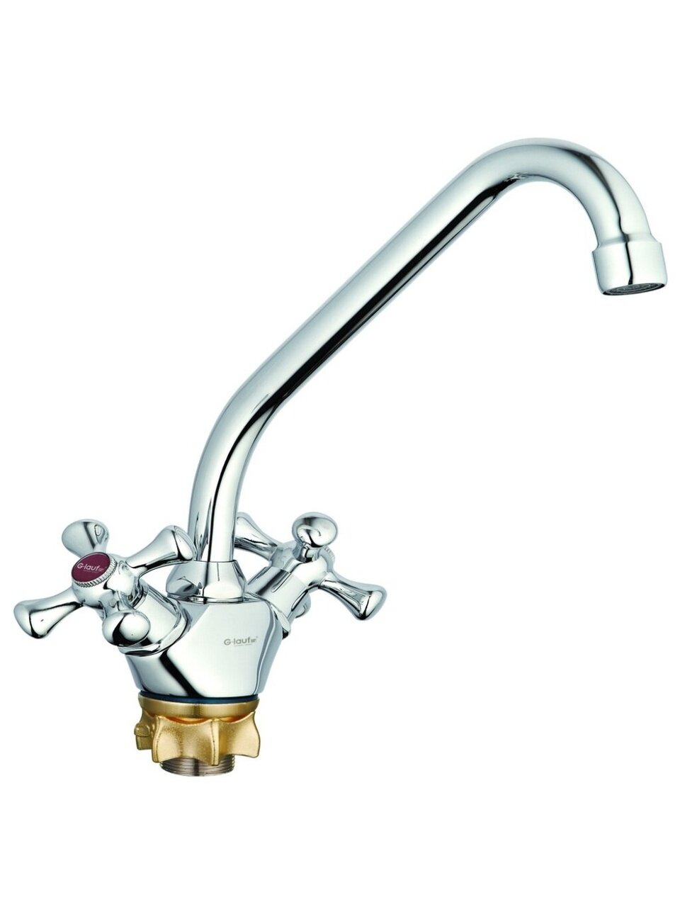 Смеситель для кухни, G.lauf, с кран-буксой, хром, QSL4-A827