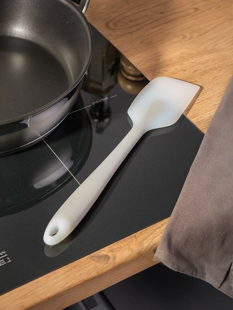 Лопатка кулинарная силикон, навеска, Daniks, Pollen, S-DC12-KT551-G59A