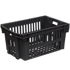 Ящик овощной, черный, Элластик-Пласт