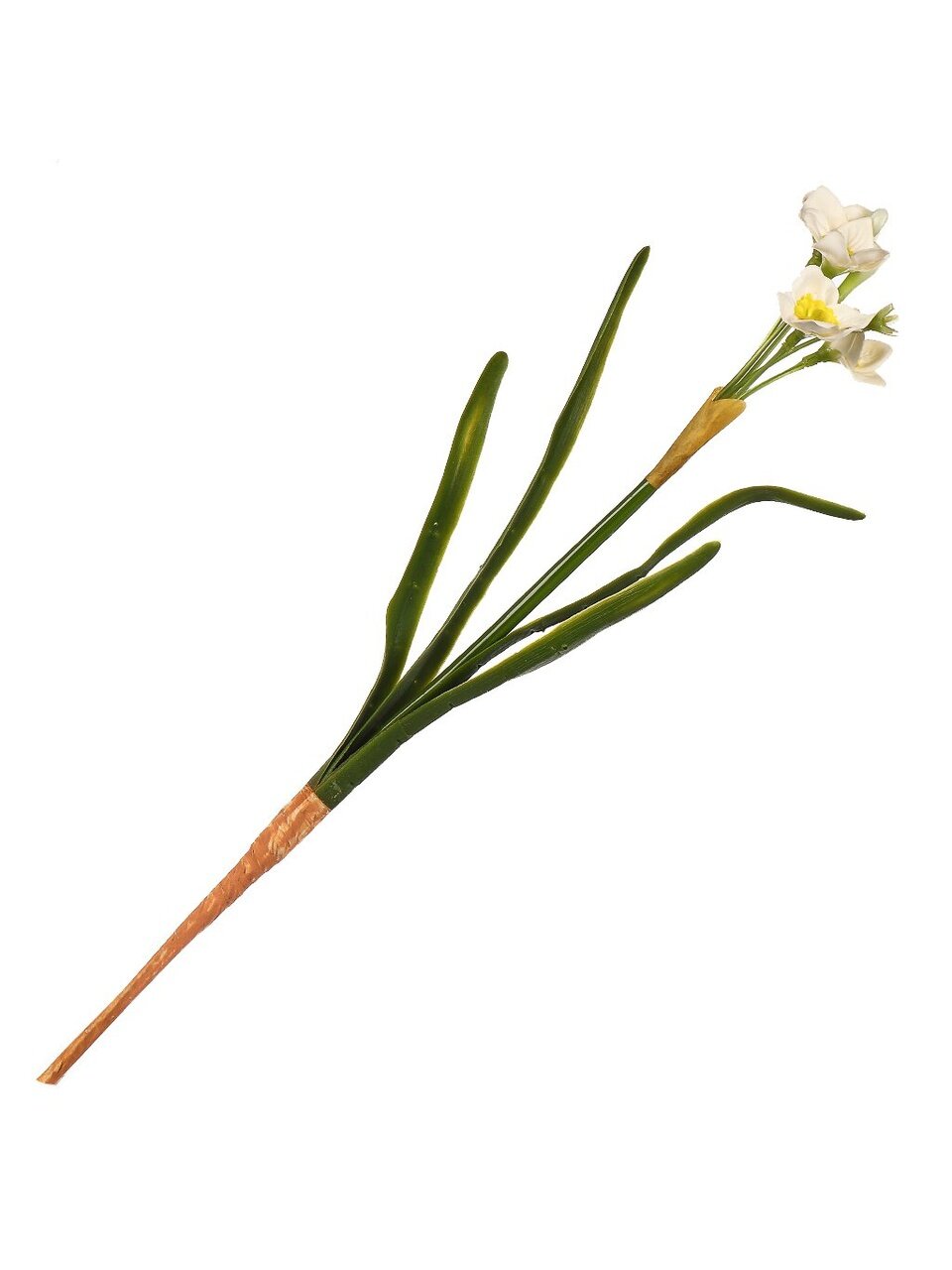 Цветок искусственный декоративный Нарцисс, 40 см, белый, Y4-7954