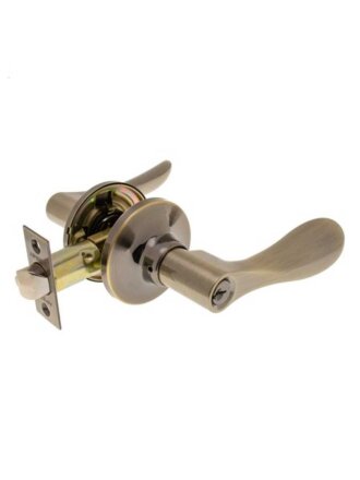 Защелка Apecs, 0891-01-AB, 00012861, с замком, ключ/фиксатор, ЦАМ, бронза